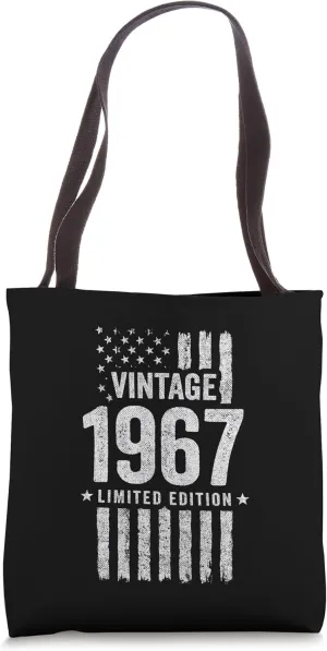 1967 Birthday - Born in 1967 - Limited Edition Vintage 1967 Tote Bag