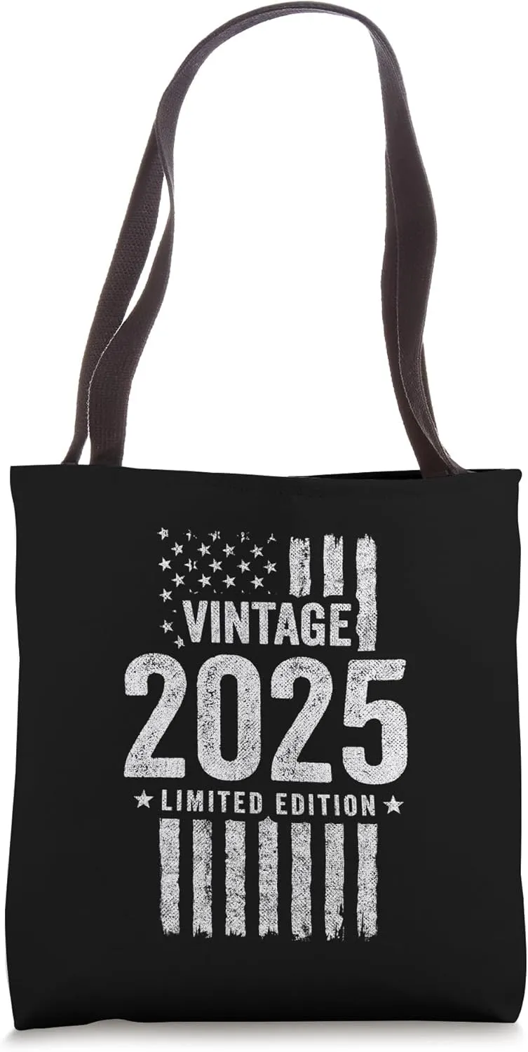 2025 Birthday - Born in 2025 - Limited Edition Vintage 2025 Tote Bag