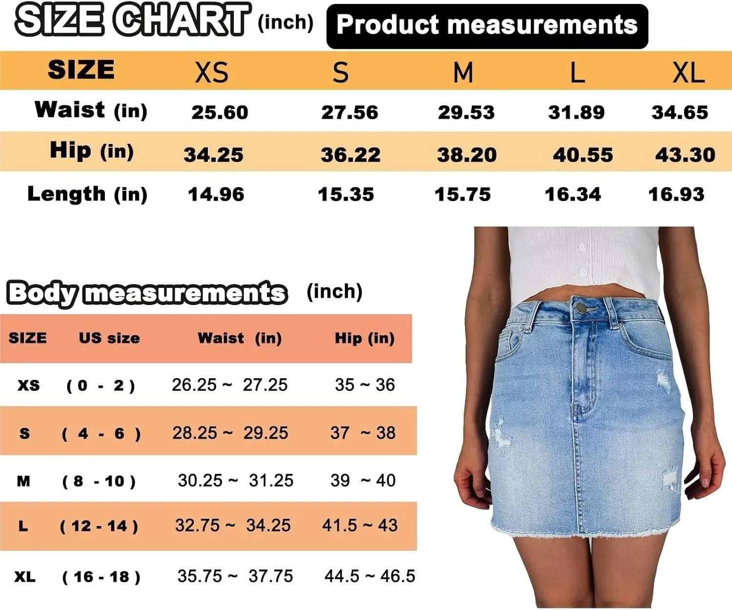 2025 Trendy High-Waisted Rip Denim Mini Skirt for Women Perfect Summer Jean Shorts