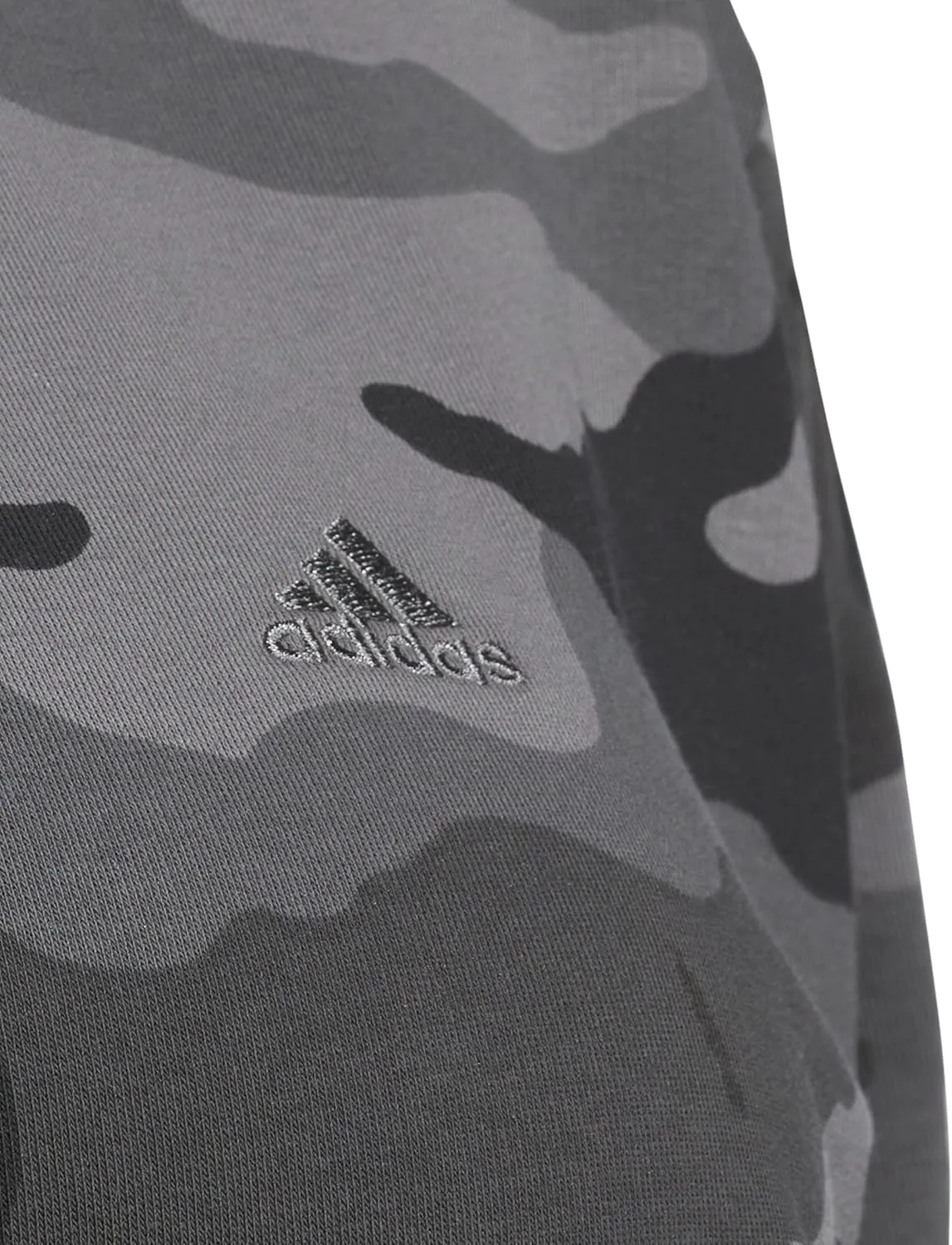 adidas Women's Plus Size Essentials 3 Stripes Camouflage Printed Cropped Sweatshirt