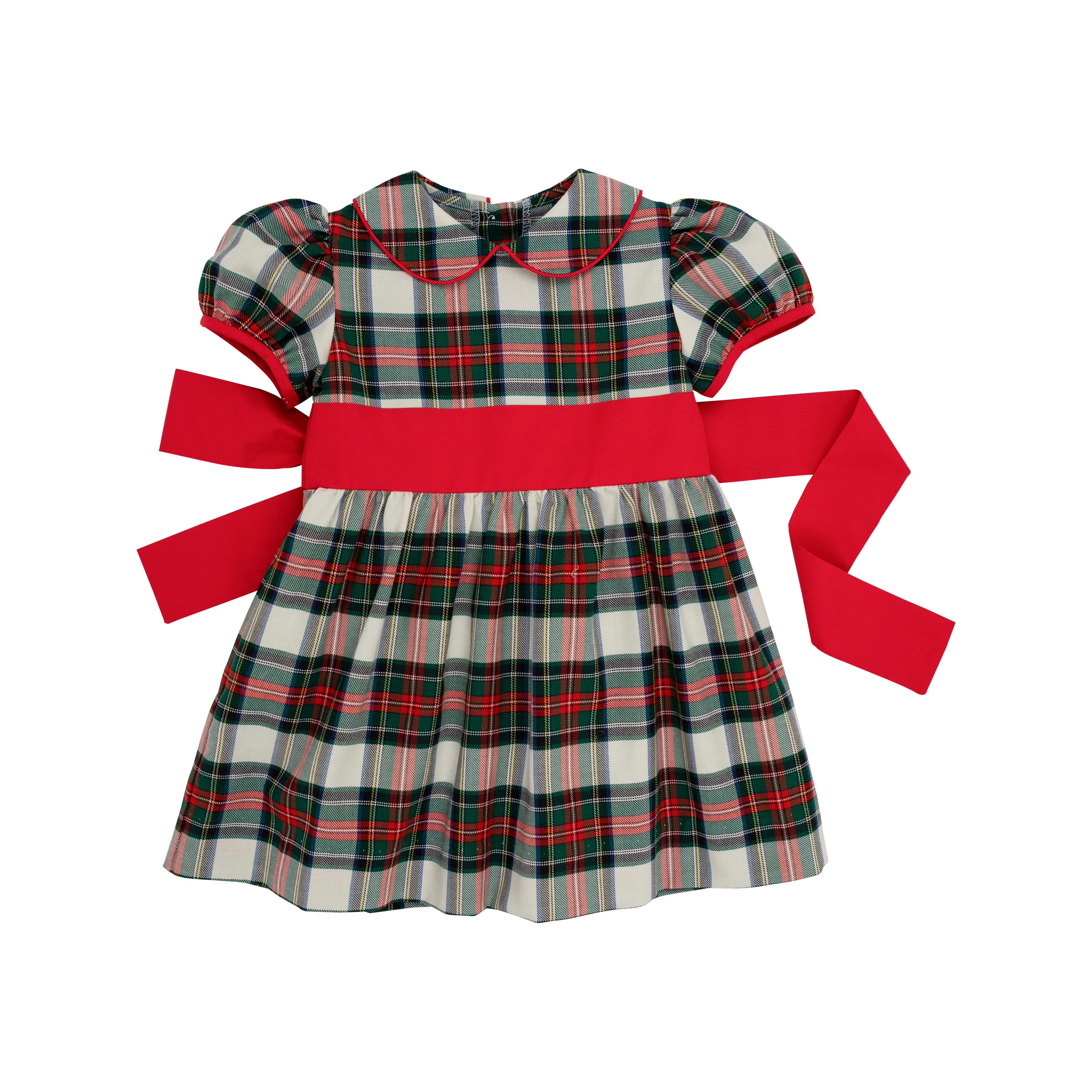 Aiken Place Plaid Cindy Lou Sash Dress