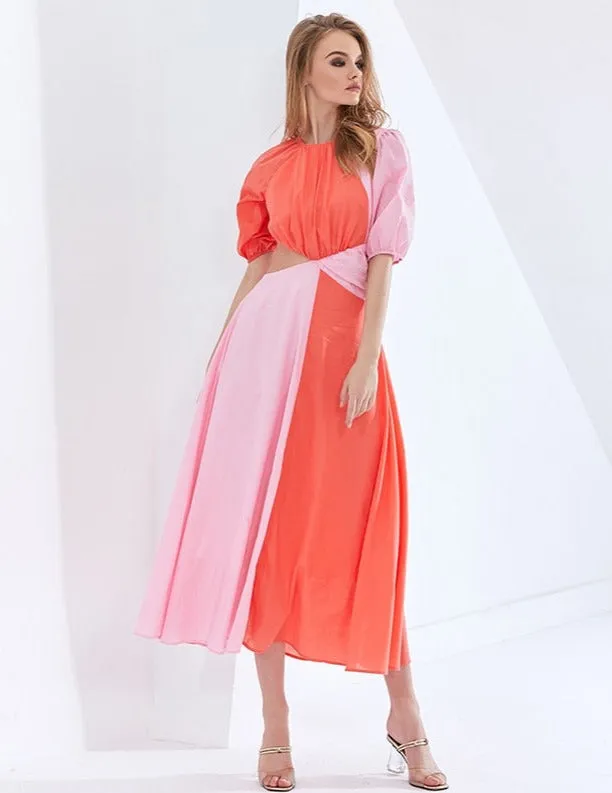 AISHA COLORBLOCK DRESS