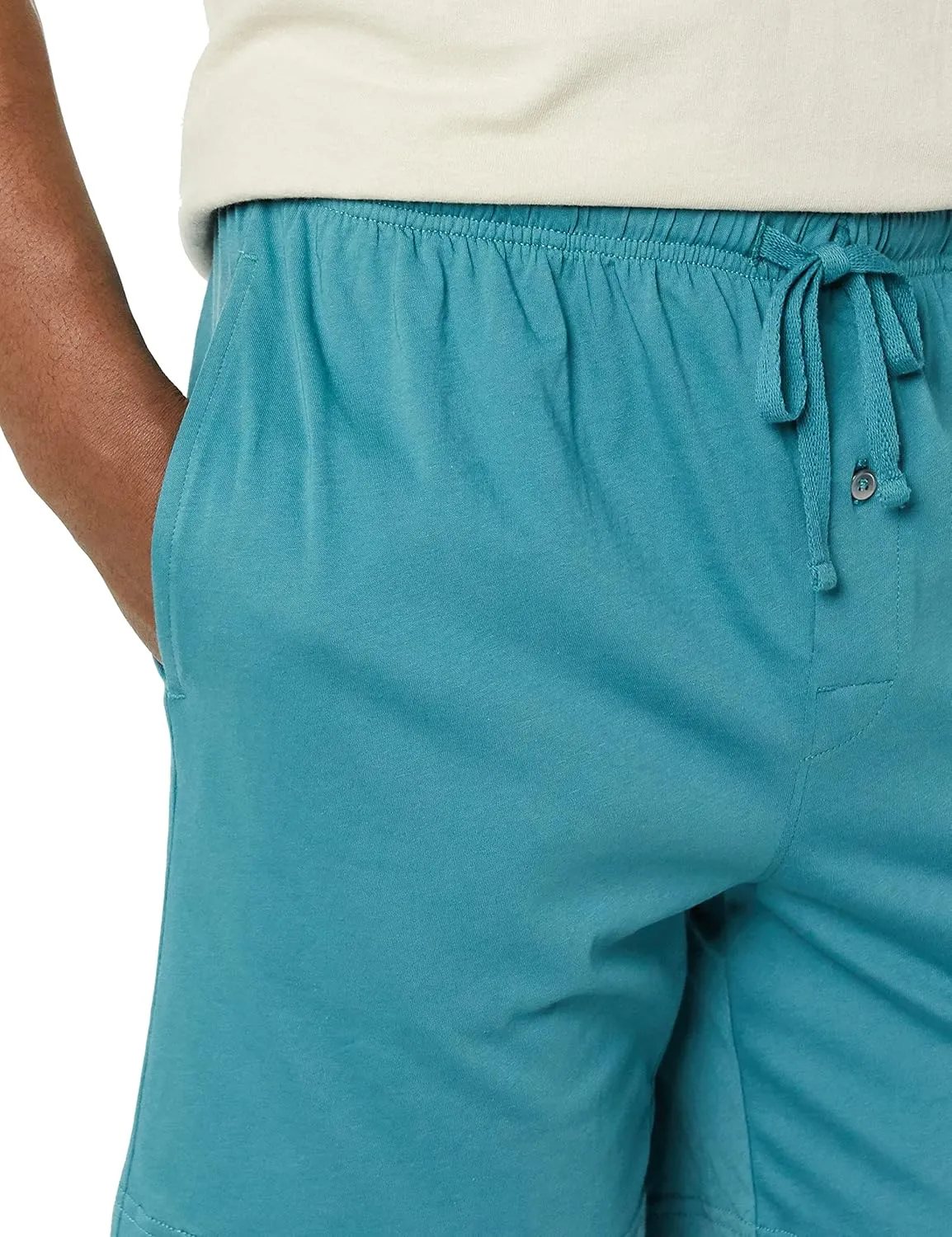 Amazon Essentials Men's 7" Cotton Knit Pajama Shorts, Pack of 2