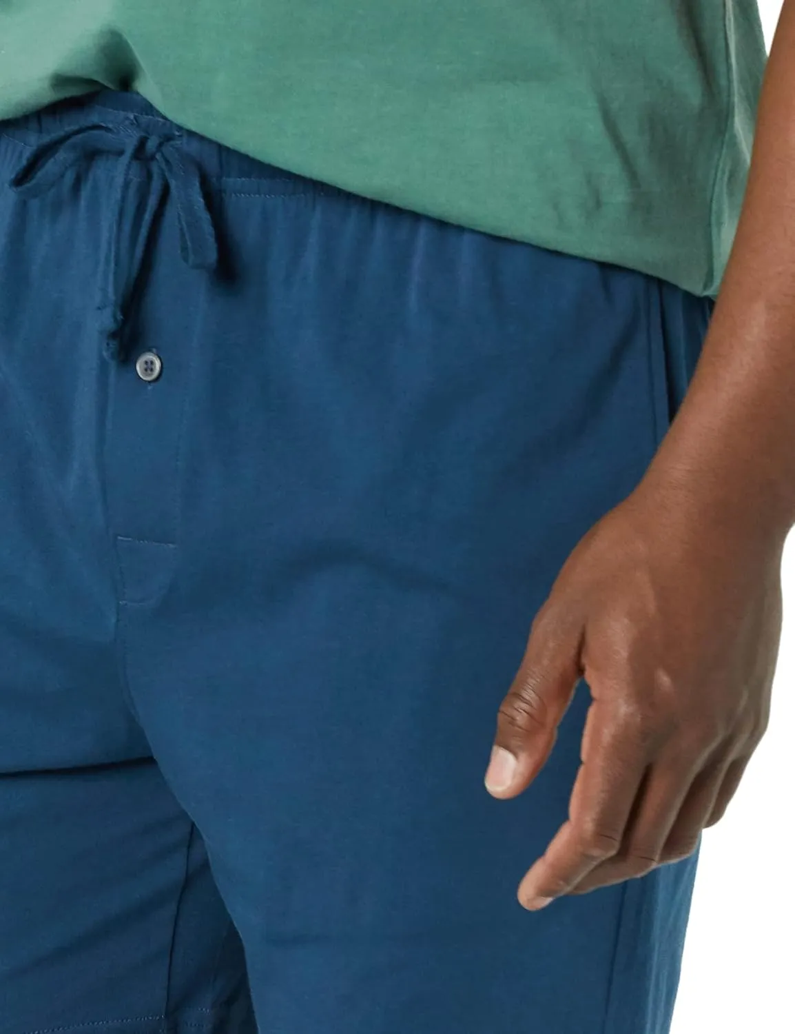 Amazon Essentials Men's 7" Cotton Knit Pajama Shorts, Pack of 2