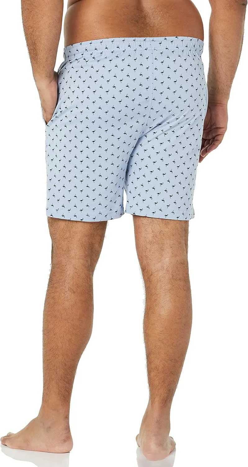 Amazon Essentials Men's 7" Cotton Knit Pajama Shorts, Pack of 2