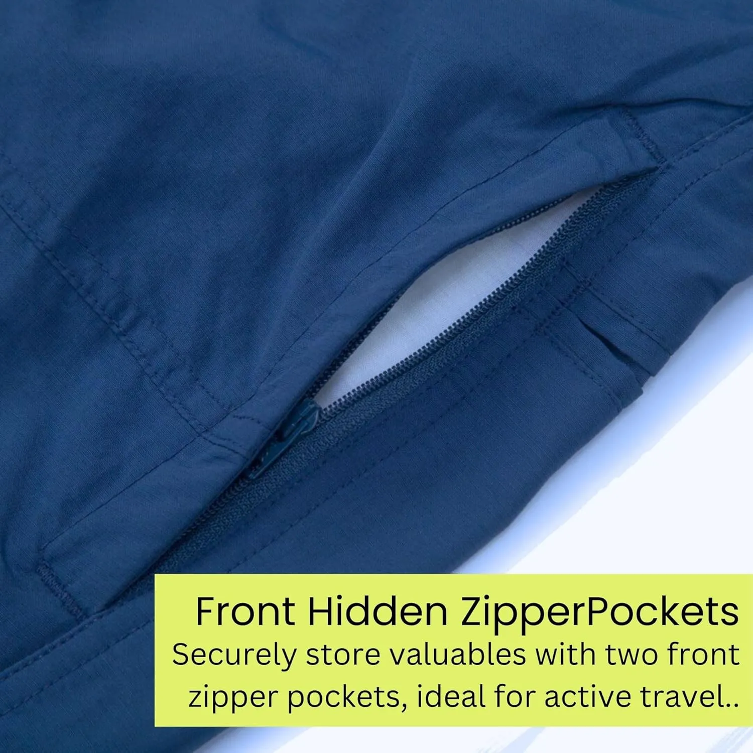 A.WAVE Men's Multi-Pockets Drawstring Elastic Waist Cargo Shorts Relaxed fit 11 inch Inseam Below Knee Quick Dry
