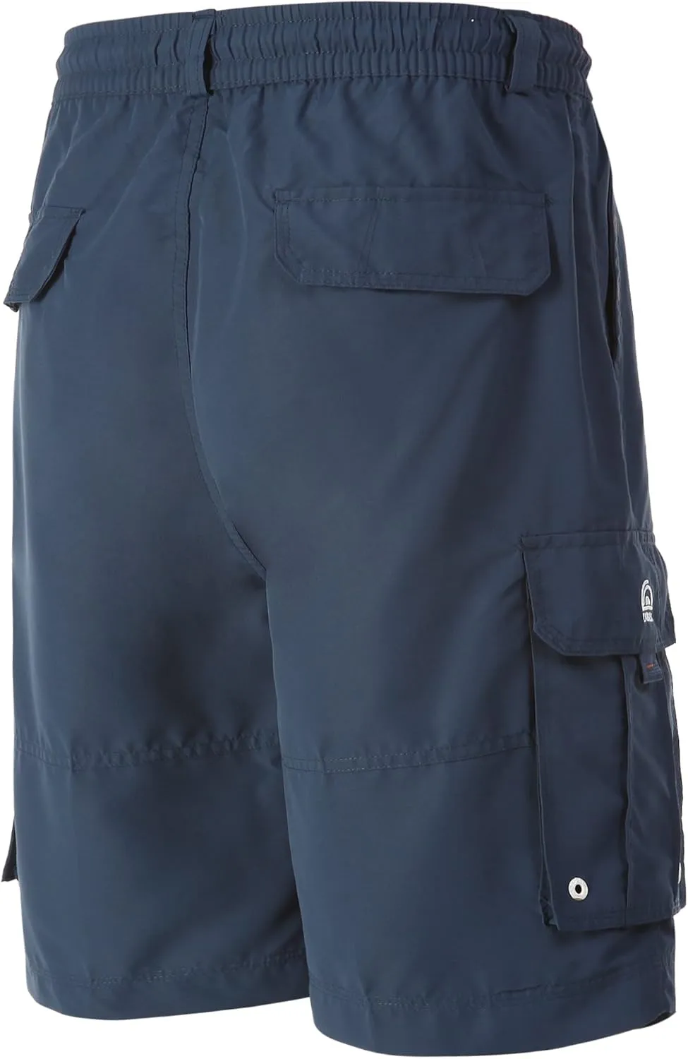 A.WAVE Men's Multi-Pockets Drawstring Elastic Waist Cargo Shorts Relaxed fit 11 inch Inseam Below Knee Quick Dry
