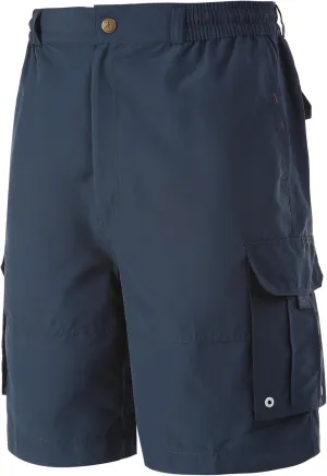 A.WAVE Men's Multi-Pockets Drawstring Elastic Waist Cargo Shorts Relaxed fit 11 inch Inseam Below Knee Quick Dry