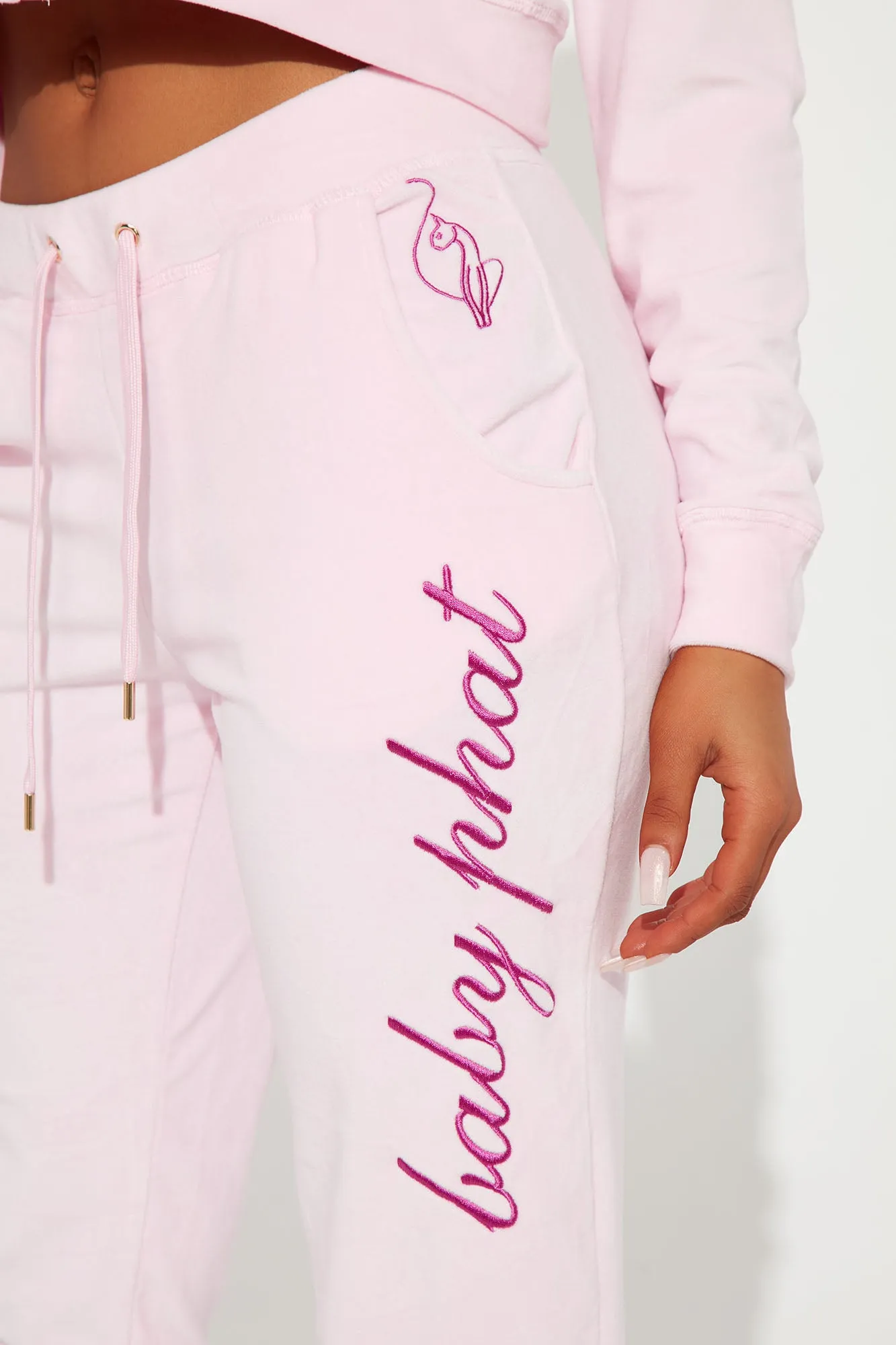 Baby Phat Velour Jogger - Pink