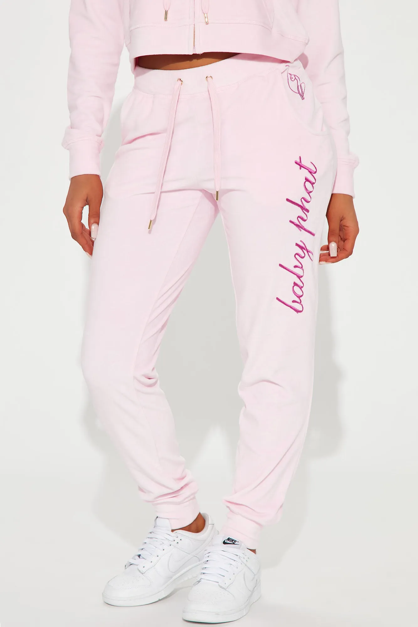 Baby Phat Velour Jogger - Pink