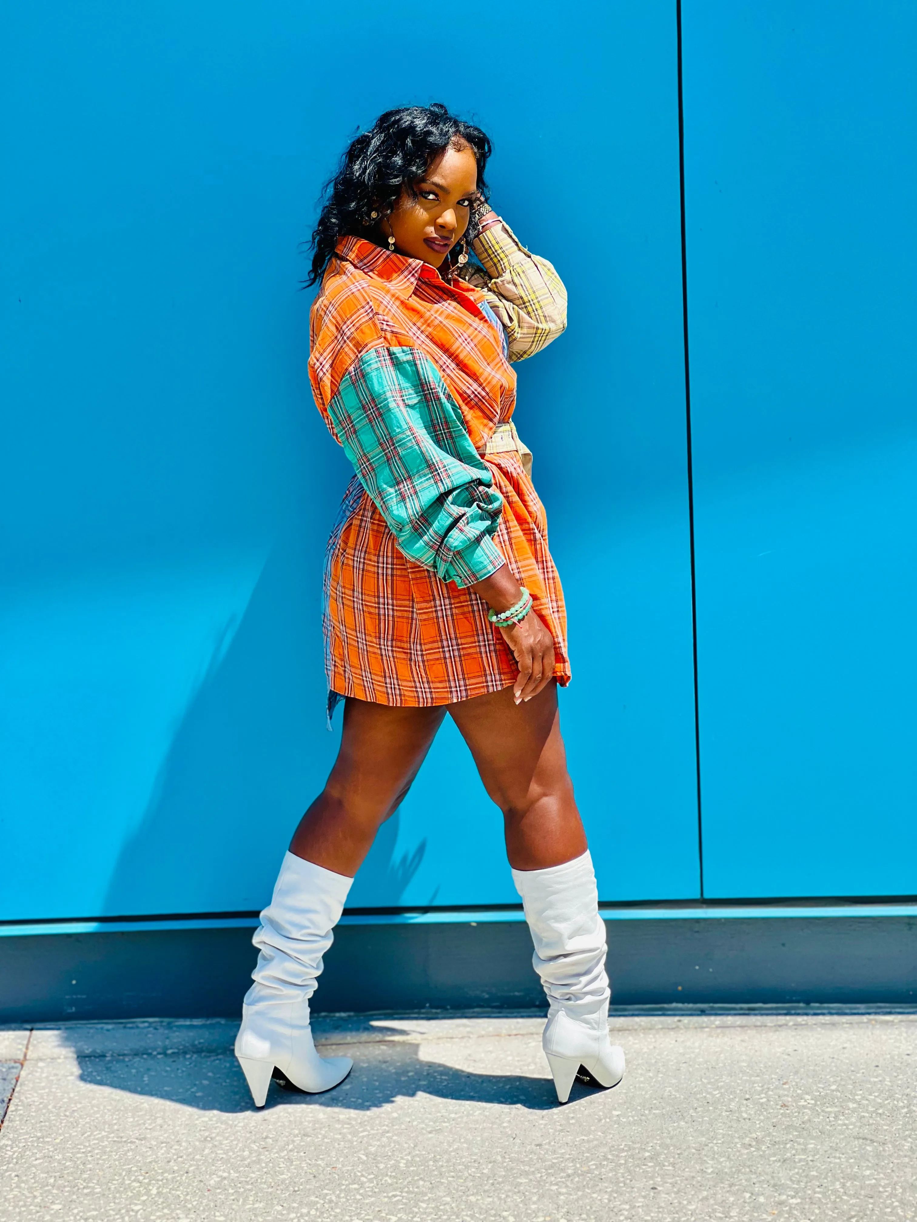 Be Nice | Plaid Dress