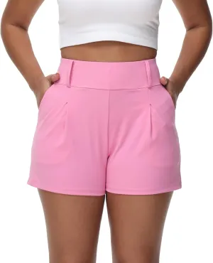 Blaosn Womens Golf Shorts Workout Running Bike Gym Athletic Lounge Work Dress Pants High Waist Cute Clothes Summer Outfits