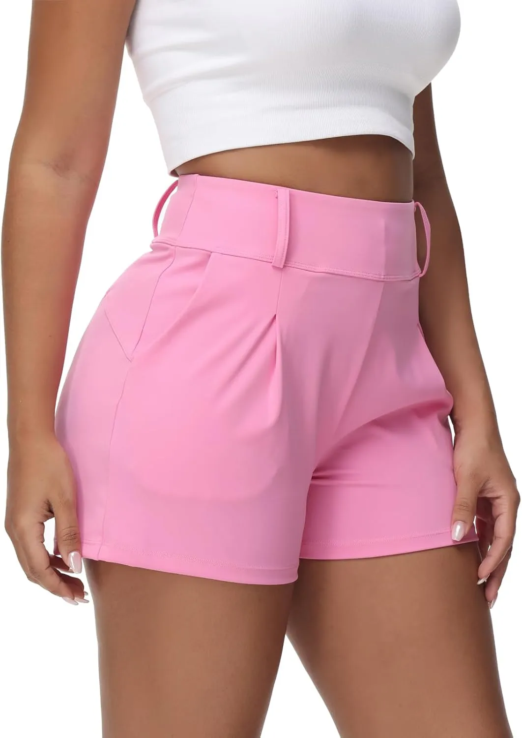 Blaosn Womens Golf Shorts Workout Running Bike Gym Athletic Lounge Work Dress Pants High Waist Cute Clothes Summer Outfits