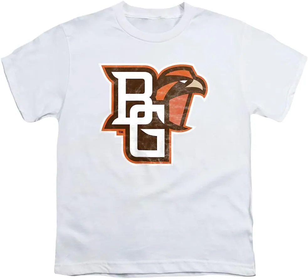 Bowling Green State University Official Distressed Primary Youth Kids Boy/Girls T Shirt
