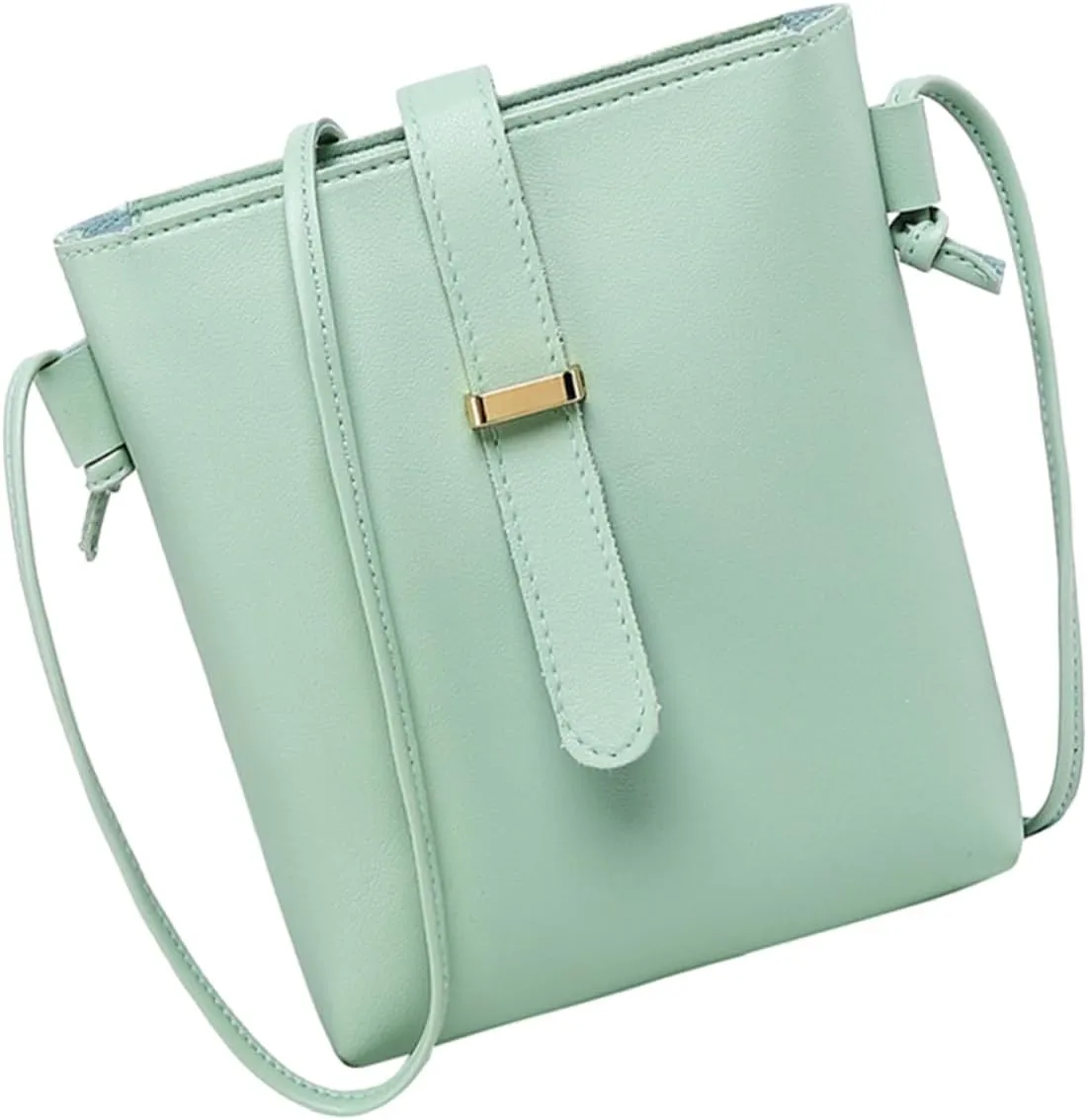 Bucket Bag Crossbody Handbag for Women Small Shoulder Bag Pu Leather Multi-function