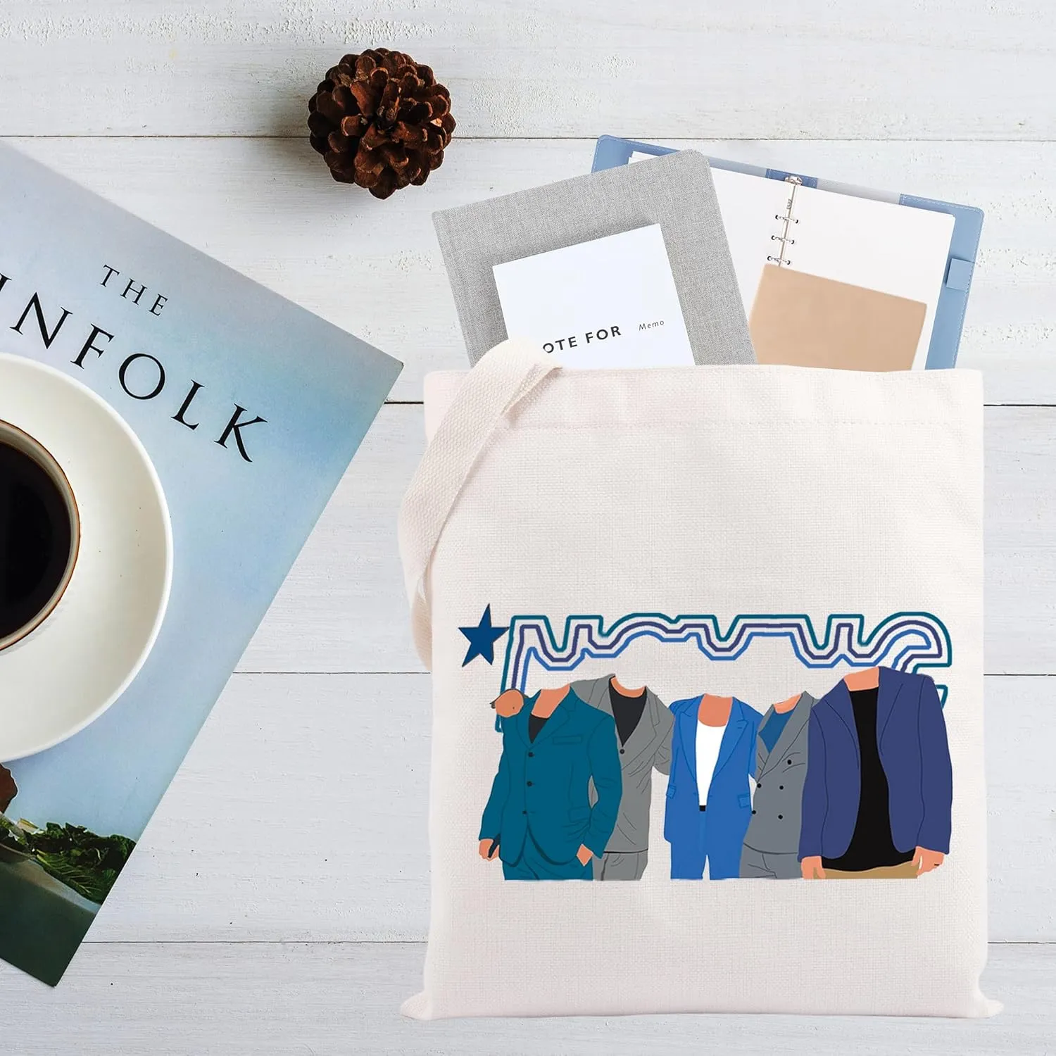CMNIM Boy Band Music Group Inspired Gift 1995 American Member Travel Makeup Bag Singers Album Merch for Fans Music Gift