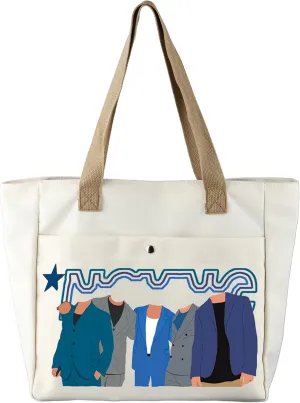 CMNIM Boy Band Music Group Inspired Gift 1995 American Member Travel Makeup Bag Singers Album Merch for Fans Music Gift