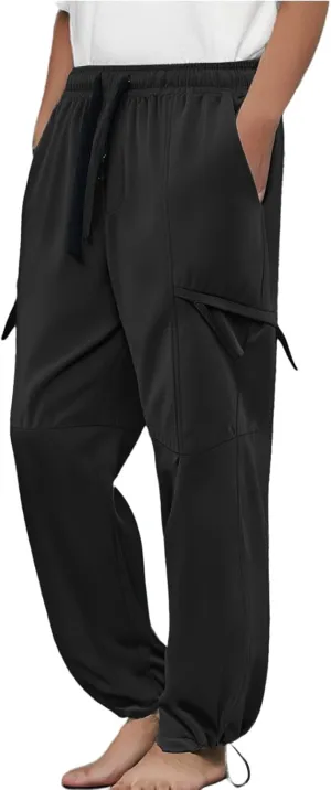 Compression Trousers Men Linen Gym Hiking Bike Business Skinny Riding Regular Fit Cargo Joggers Wide Leg Leather