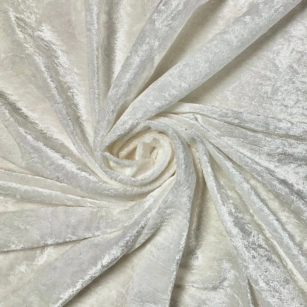 Crushed Velvet Fabric - 40m Roll