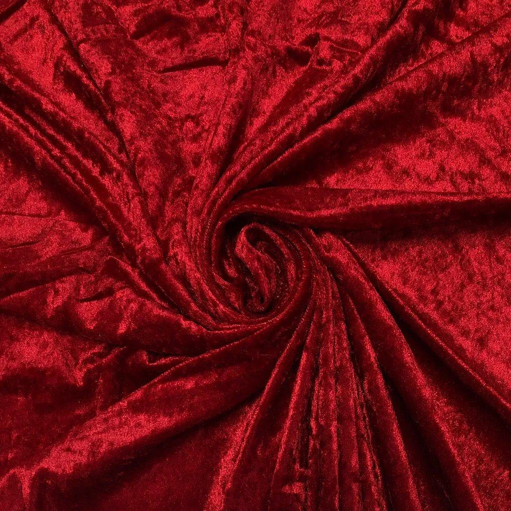 Crushed Velvet Fabric - 40m Roll