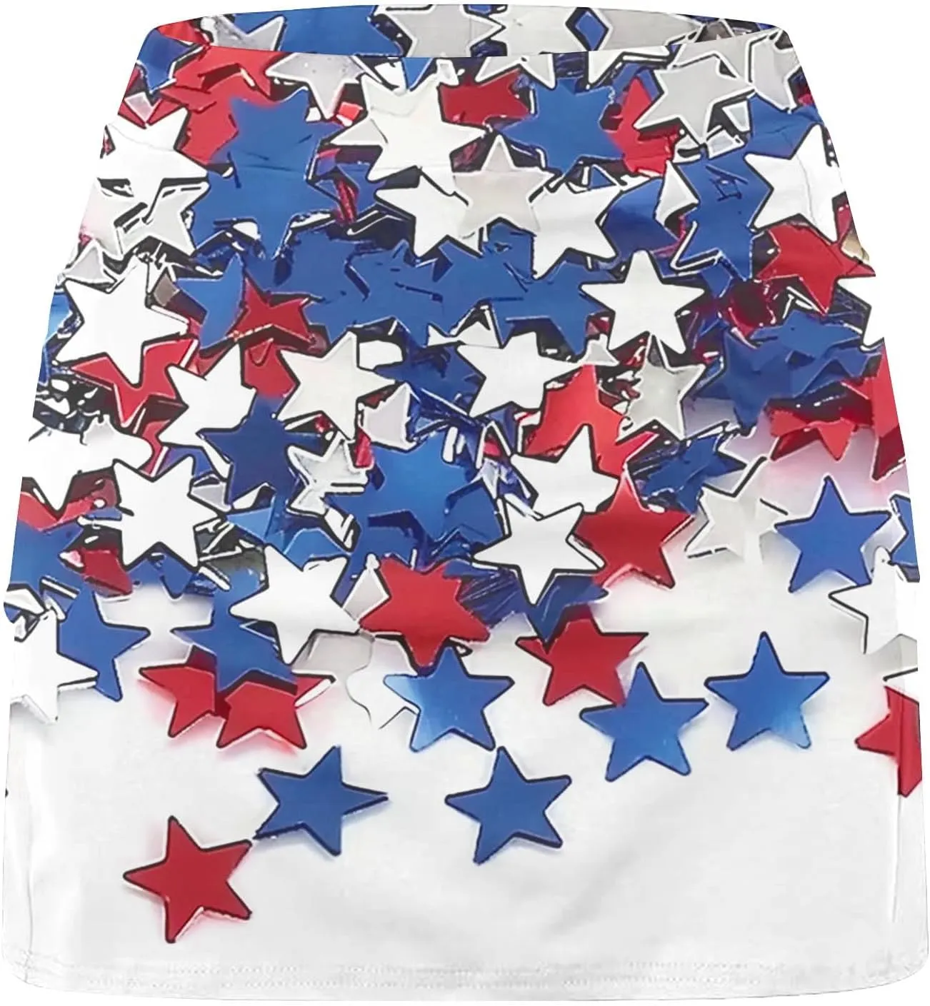DDAPJ pyju 4th of July Tennis Skirt for Women High Waisted Athletic Skorts Running Workout Patriotic Skirts Skirted Shorts