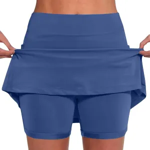 DDAPJ pyju Skorts for Women Plus Size Dressy Casual Athletic Golf Tennis Skirts 2025 Summer High Waist Skort Mini Skirt