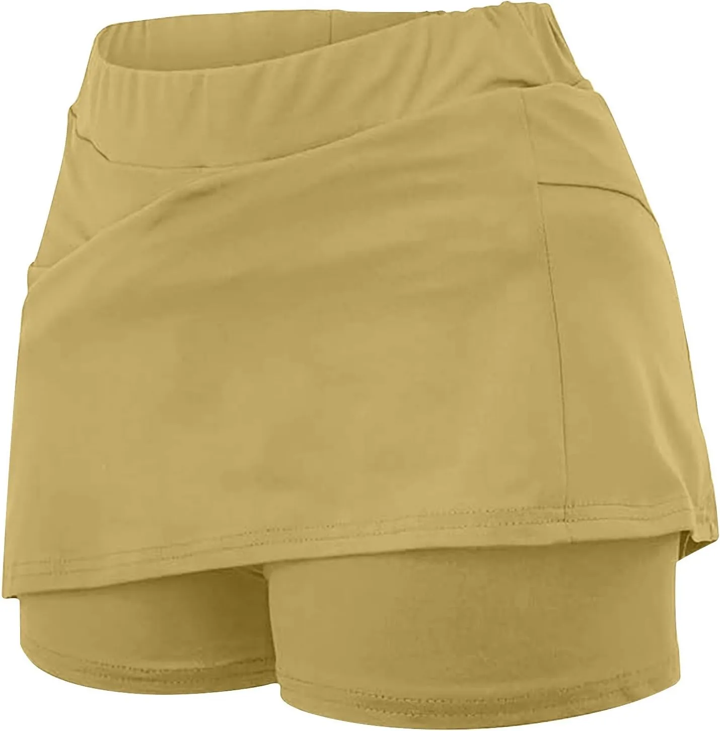DDAPJ pyju Womens Summer Casual Skorts Plus Size Athletic Golf Tennis Skirts High Waisted Shorts Running Gym Yoga Outfits