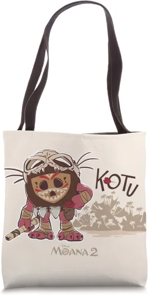 Disney Moana 2 Kotu Tropical Kakamora Panel Tote Bag
