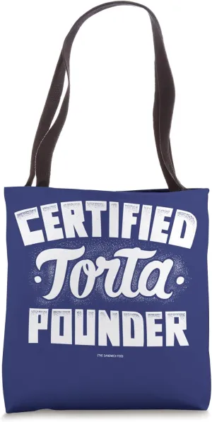 Foos Gone Wild  Certified Torta Pounder Navy Tote Bag
