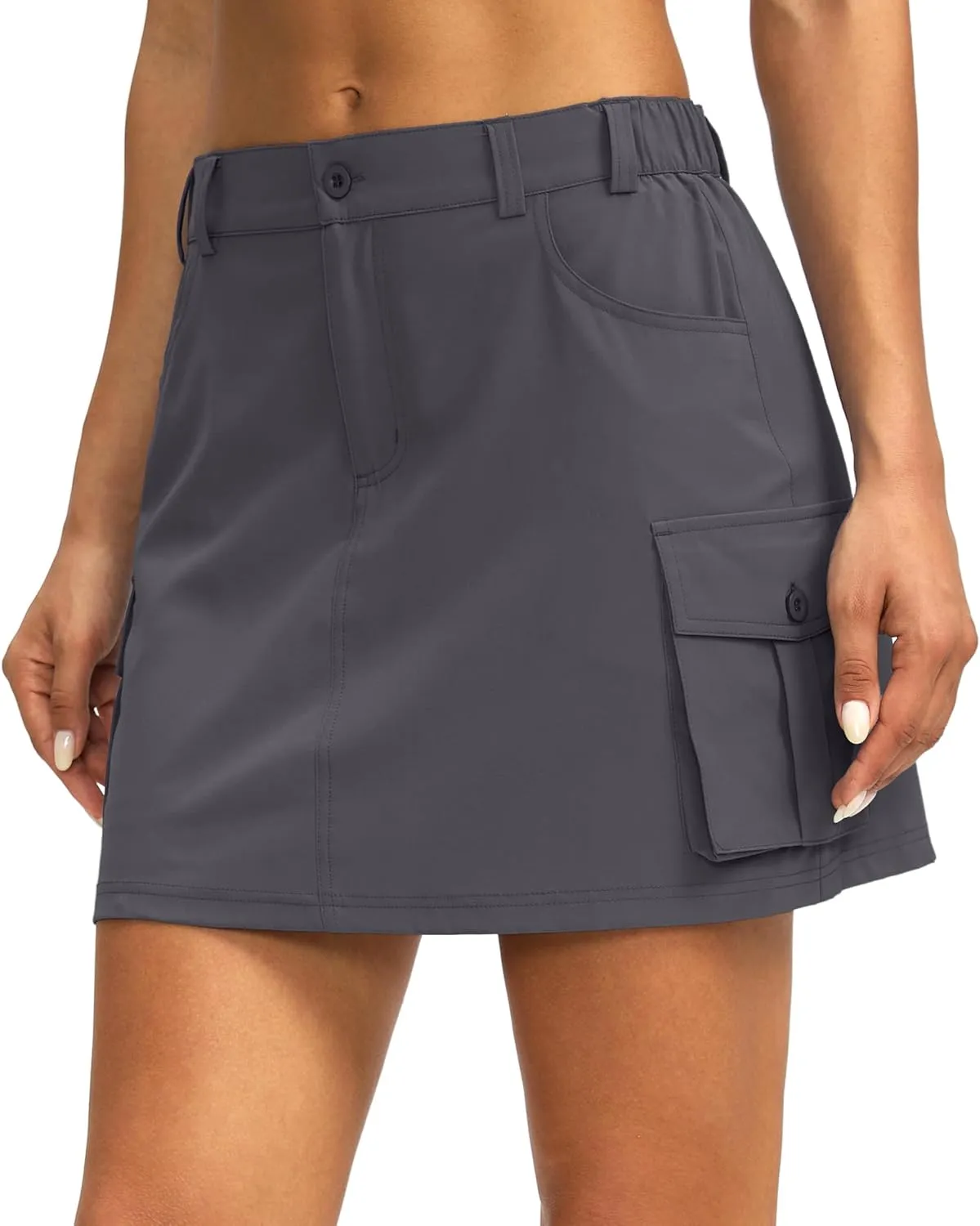 G Gradual Women's Skort 5 Pockets Cargo Skirt Golf Skirts Skorts for Women Casual Summer Hiking