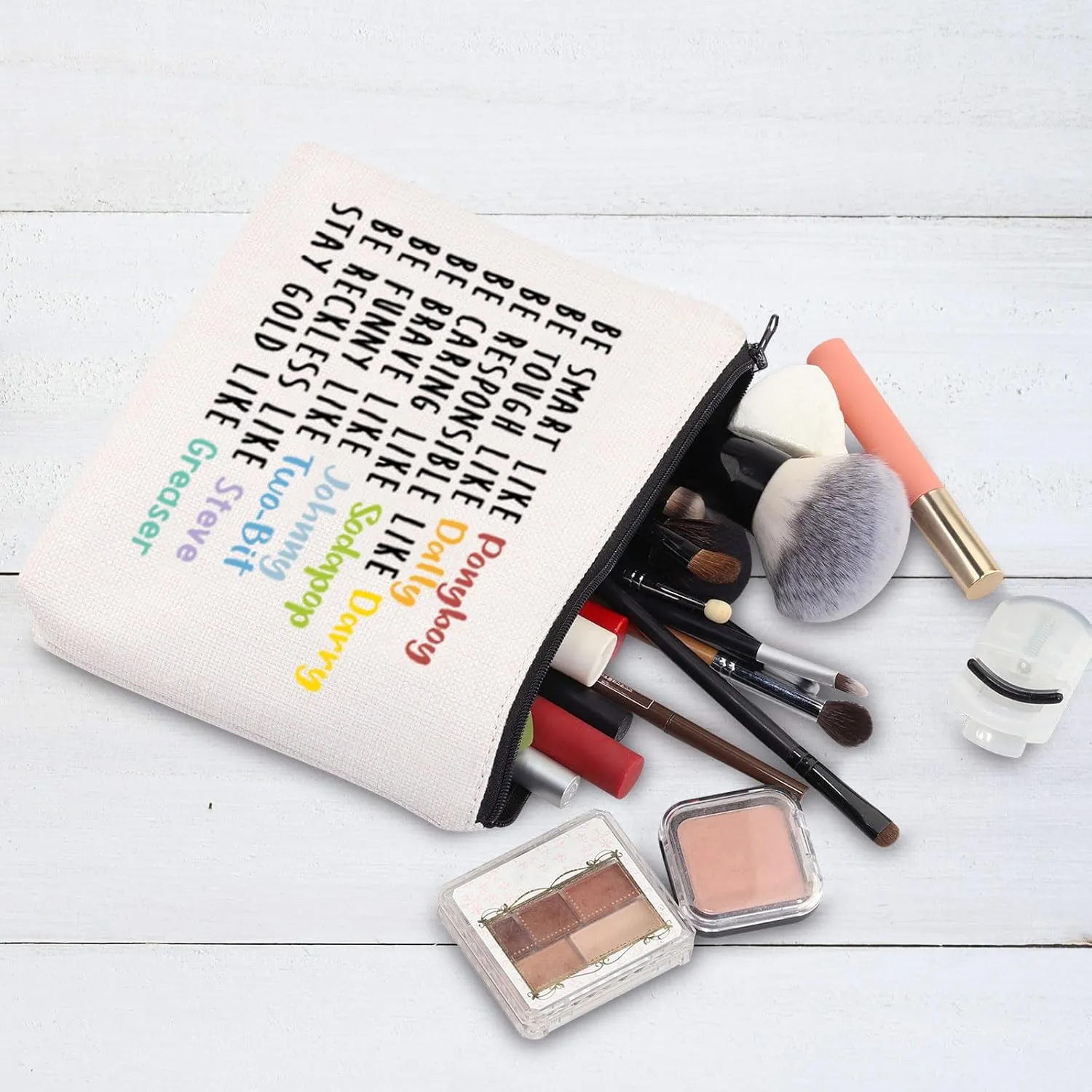 G2TUP Stay Pony Funny Inspired Makeup Bag 80s Movie Toiletry Bag Book Lover Gift(Pony Makeup Bag)