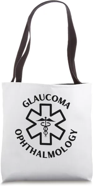 Glaucoma ophthalmology Doctor Nurse Medical Caduceus Tote Bag