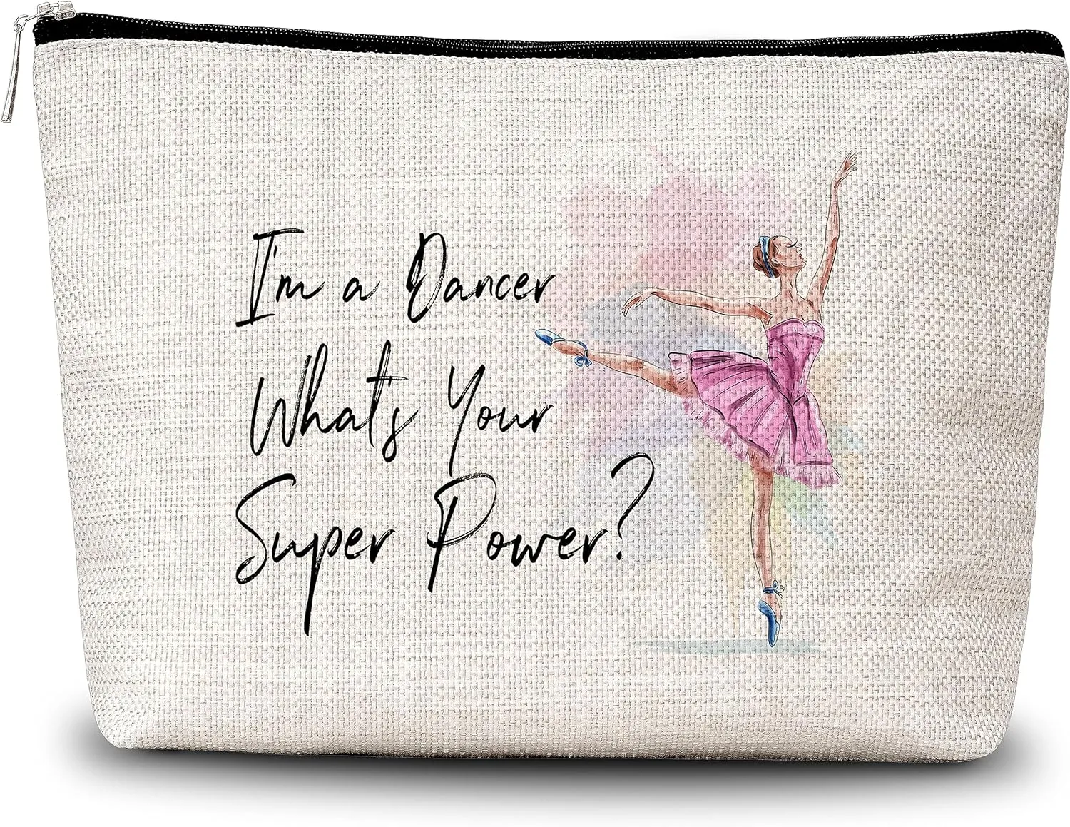 GREOXG I'm A Dancer Makeup Bag Ballerina Cosmetic Bag Dancer Friendship Gifts for Dance Lovers Girls Teens Women Birthday Christmas Graduation-A28