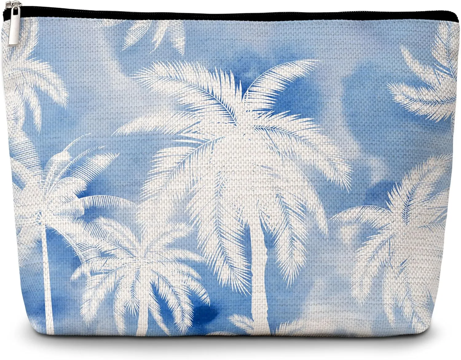 GREOXG Palm Tree Makeup Bag, Small Travel Cosmetic Bag with Zipper, Cute Makeup Pouch Gift Ideas for Women Teen Girls Friends Mom Sisters Teacher Birthday Christmas Wedding Graduation-E28