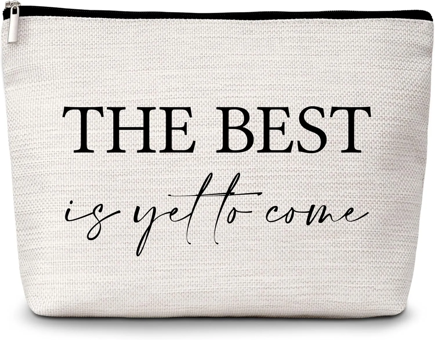 GREOXG Retirement Gifts for Women, The Best is Yet to Come Makeup Bag, Small Zipper Travel Cosmetic Bag, Cute Makeup Pouch Gift Ideas for Women Friends Teacher Coworkers Birthday Christmas-E46