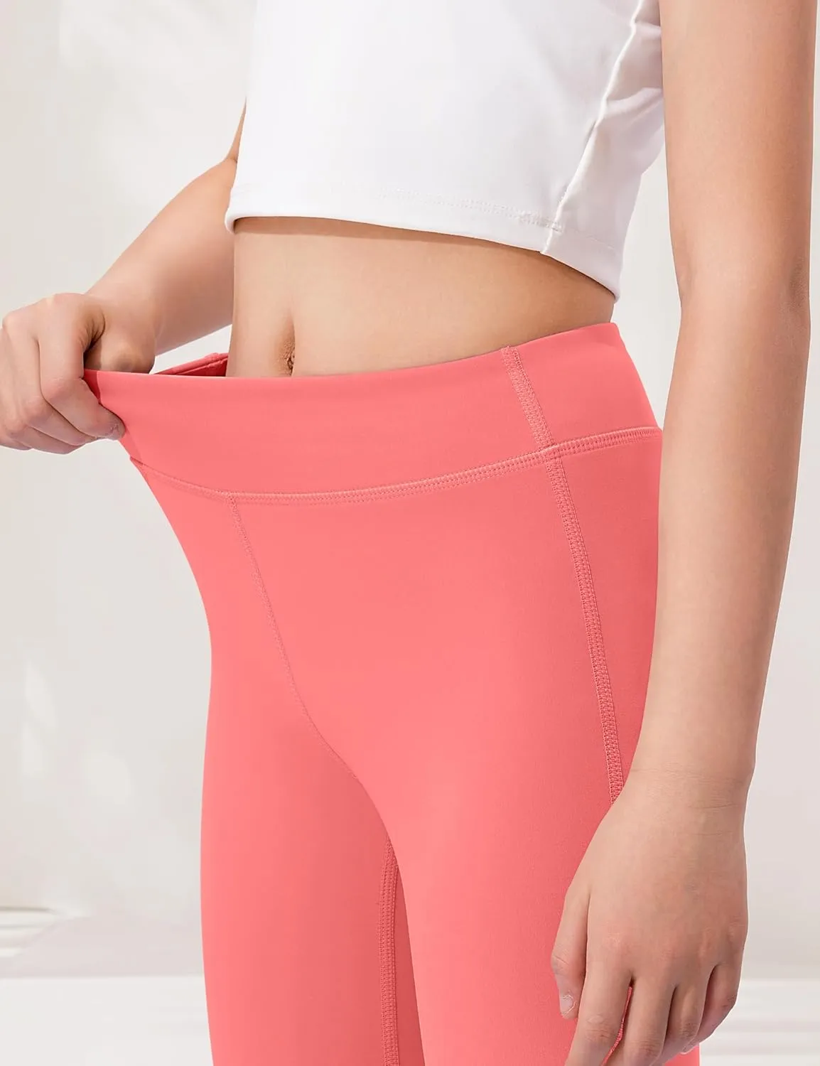 HASMES 3 Pack Girls Flare Leggings Kids Bell Bottom High Waisted Dance Yoga Pants Activewear