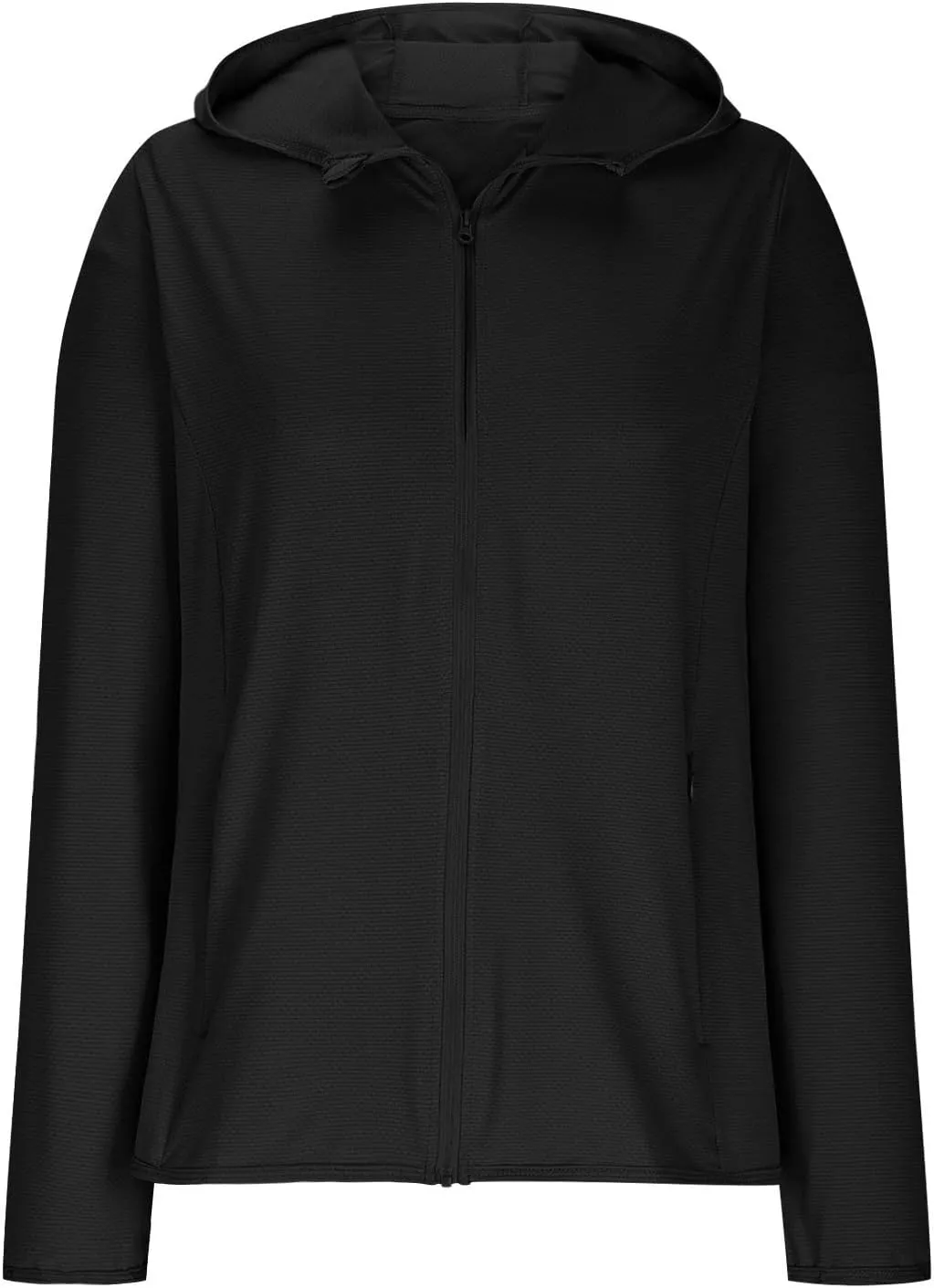 Hoodies for Women UPF 50  Sun Protection Shirts Lightweight Long Sleeve Sun Hoodie Jacket with Pockets for Hiking Outdoor