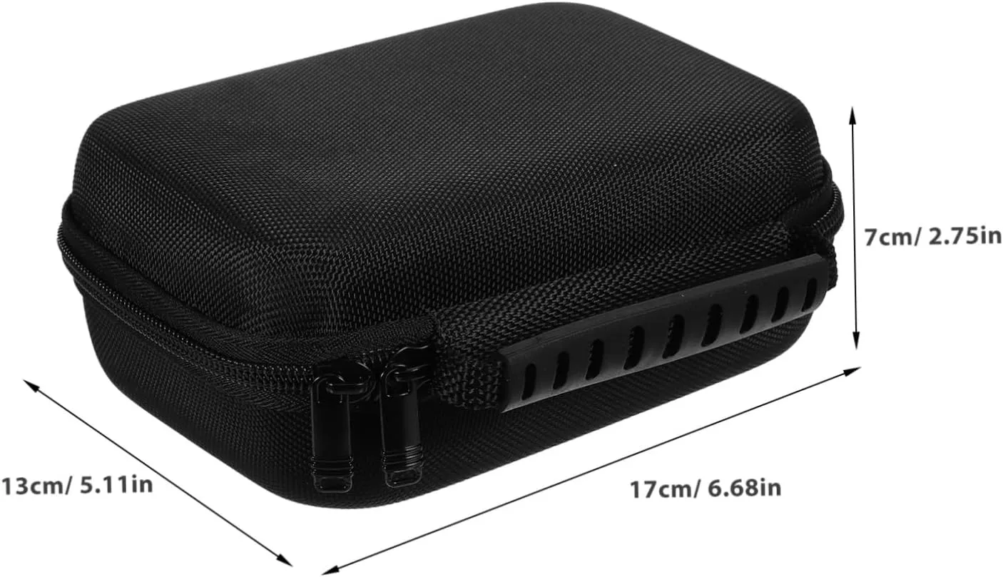 Housoutil Small Camera Bag Multipurpose DIY Zipper Case S Lined Hard Case for Digital Products Portable Storage for Travel Outdoor Activities Camera Pouches