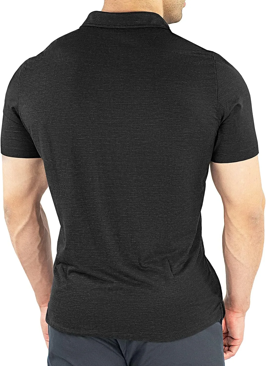 HydraVent Men's Polo Shirts - Quick Dry Athletic Short Sleeve Polo Shirt for Men