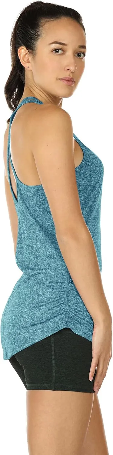 icyzone Workout Yoga Fitness Sports Racerback Tank Tops for Women