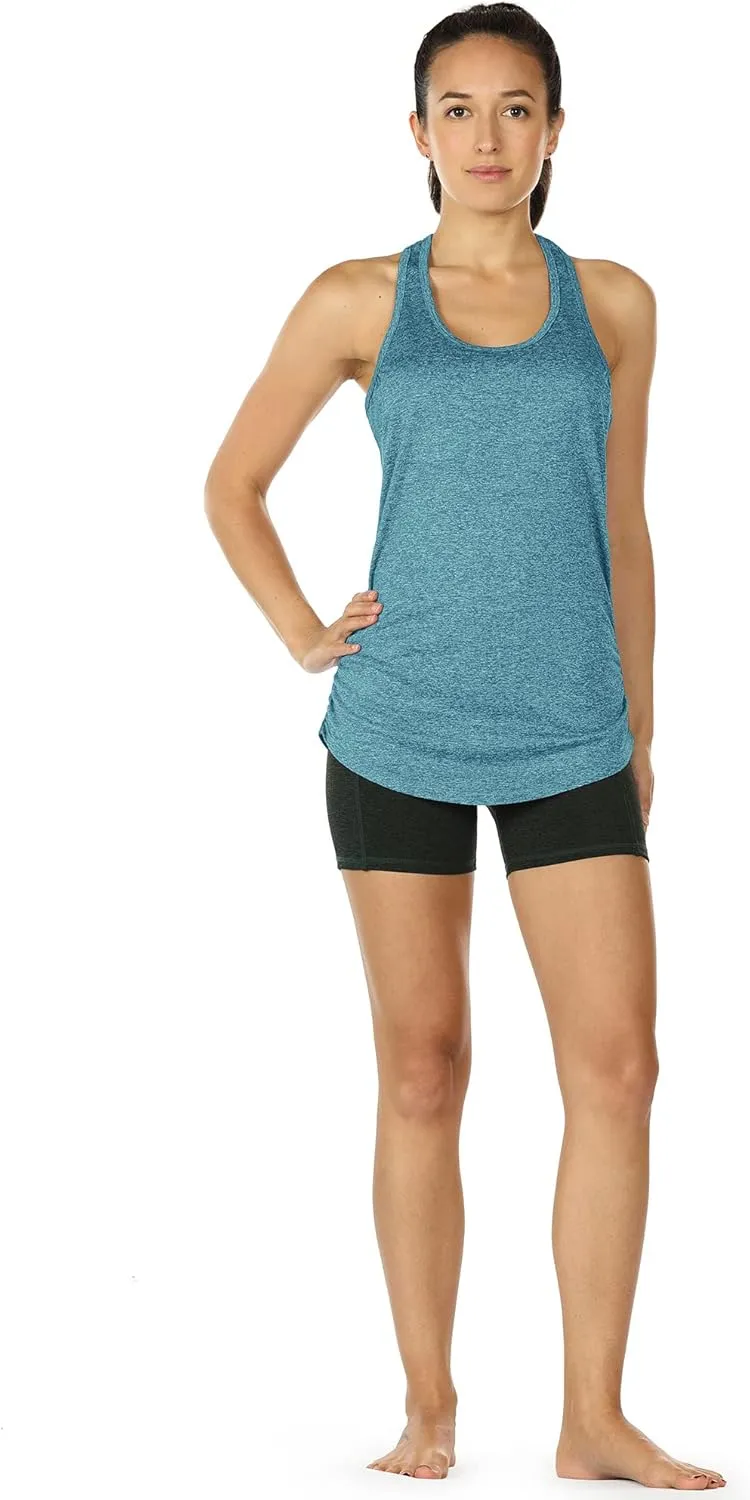 icyzone Workout Yoga Fitness Sports Racerback Tank Tops for Women