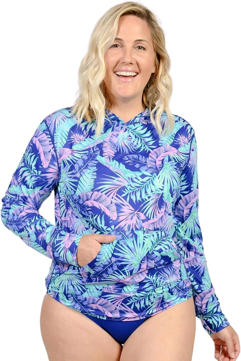 INGEAR Womens Long Sleeve Hoodie Workout Tops, Dry Fit Hiking Shirts, Rushguard Long Sleeve Swim Suit for Women Size S-XXL