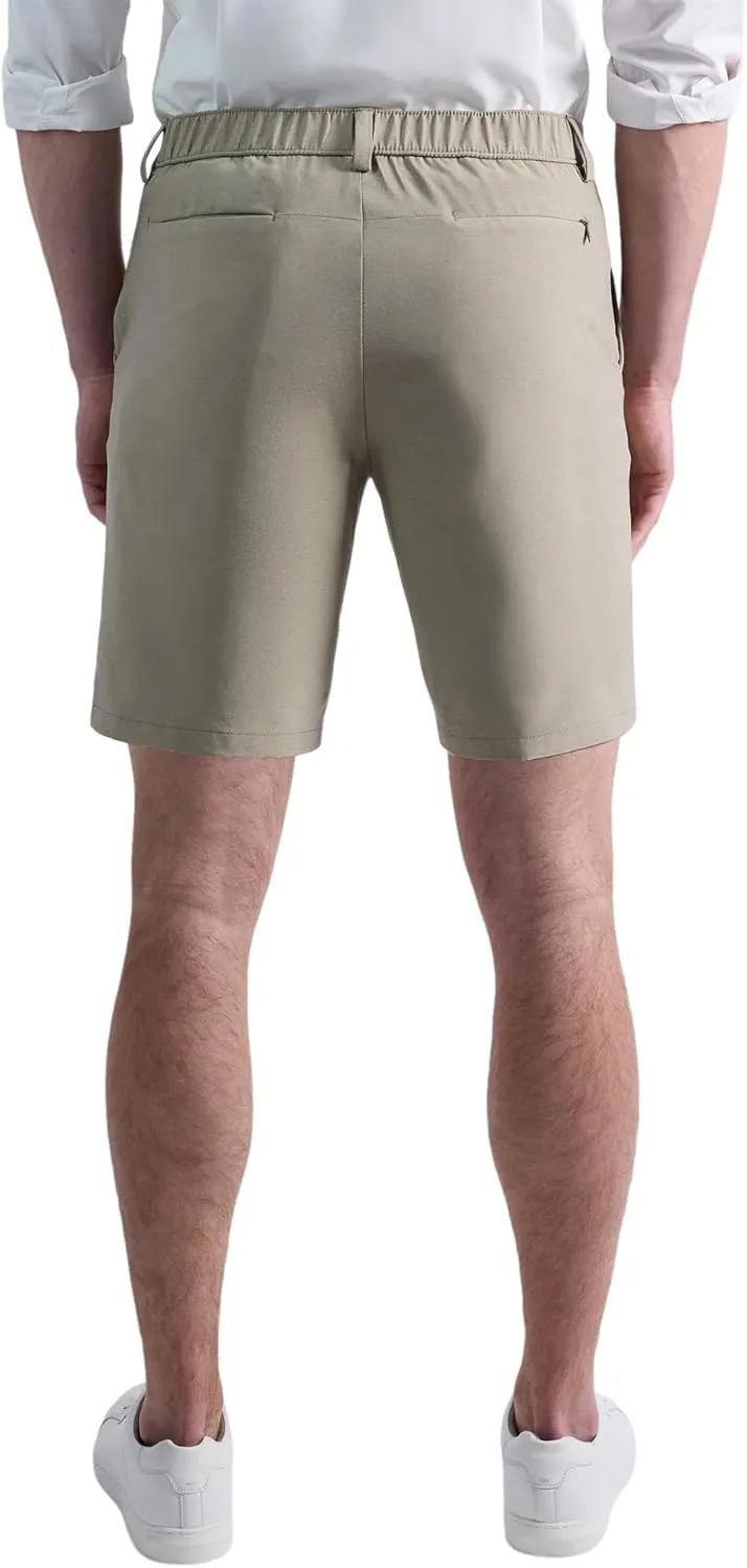 Kenneth Cole REACTION Men's Lightweight Hybrid Stretch Performance Shorts-7 and 9 Inch Inseams
