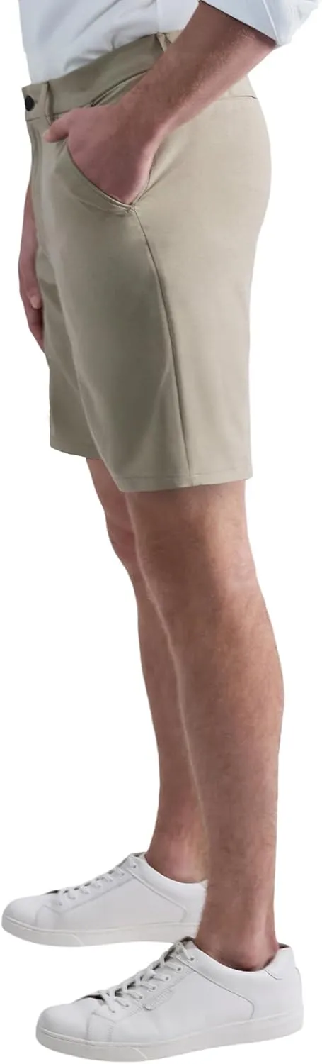 Kenneth Cole REACTION Men's Lightweight Hybrid Stretch Performance Shorts-7 and 9 Inch Inseams