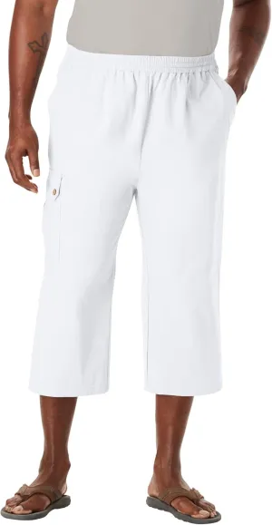 KingSize Men's Big & Tall Gauze Cargo Judo Shorts
