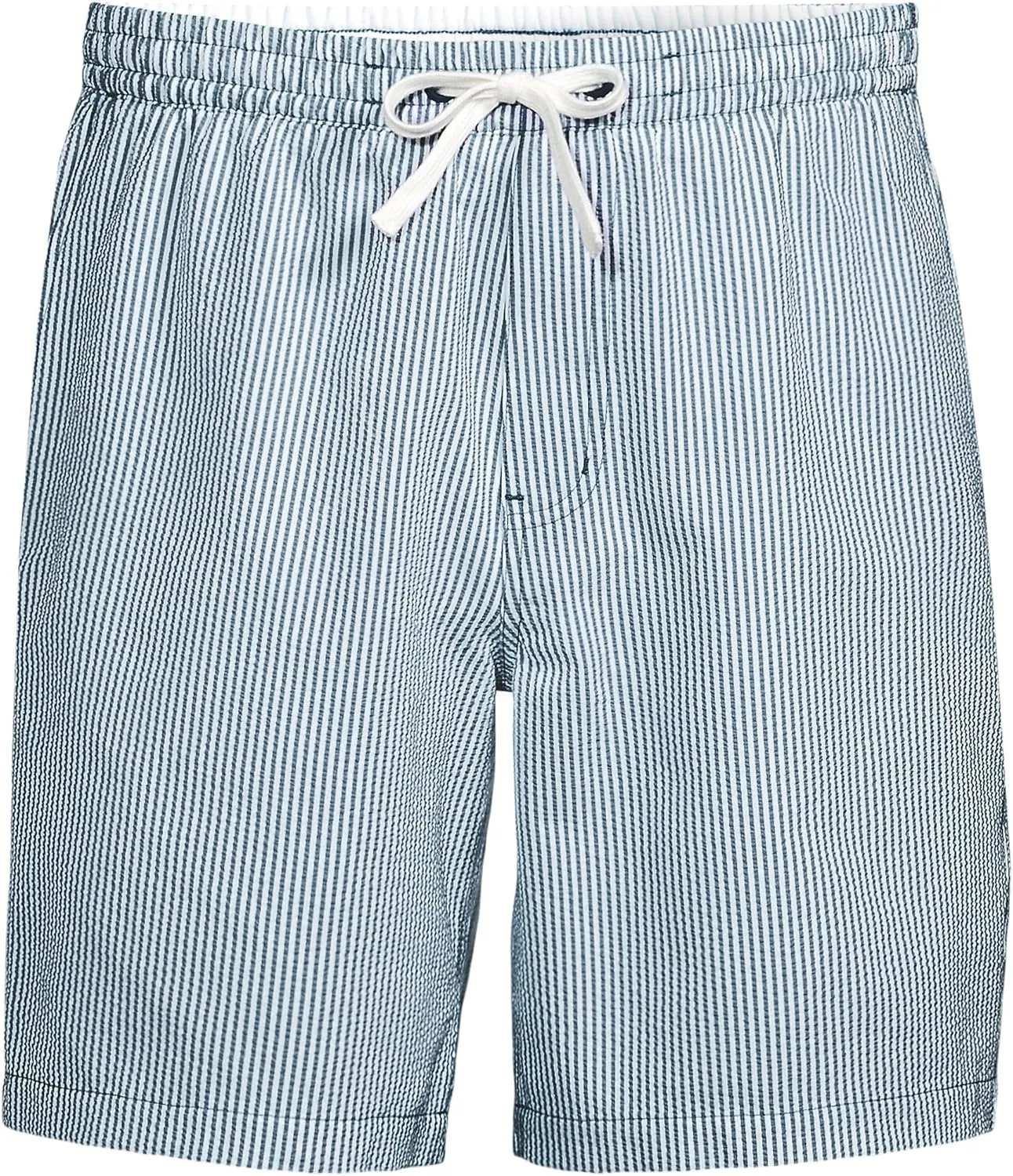 Lands' End Men's 7" Seersucker Beach to Boardwalk Pull On Shorts