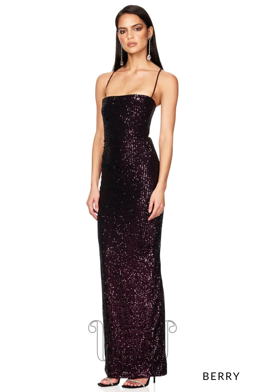 Lumina Lace Back Gown