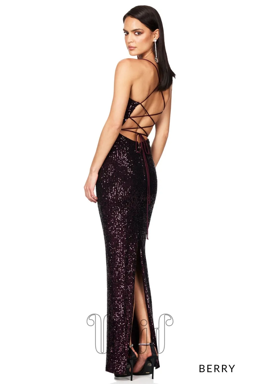 Lumina Lace Back Gown