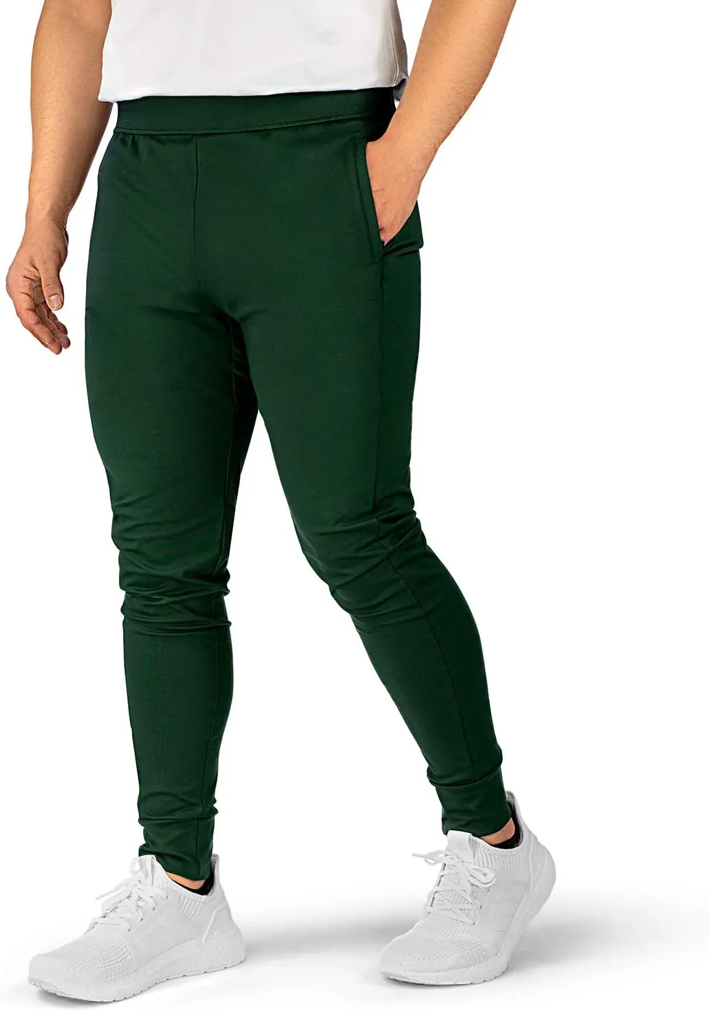 Men's Joggers Hydrafit Track Pants Men's Sweatpants Active Sports Running Workout Pant Zipper Pockets