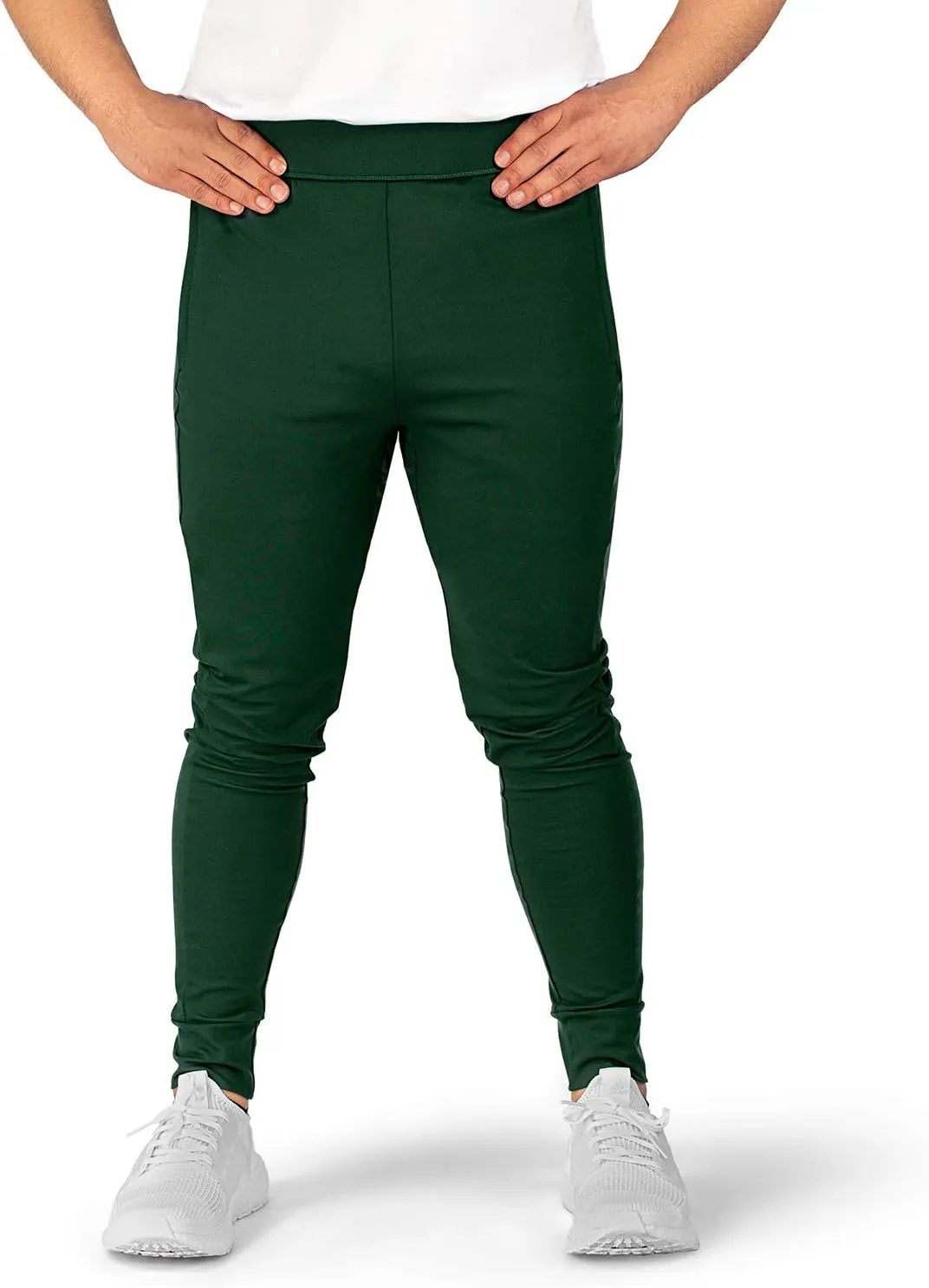 Men's Joggers Hydrafit Track Pants Men's Sweatpants Active Sports Running Workout Pant Zipper Pockets